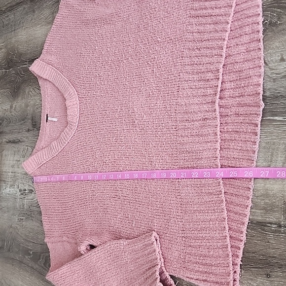 Free People Brookside Tunic Sweater in Alpine Rose - Picture 6 of 9